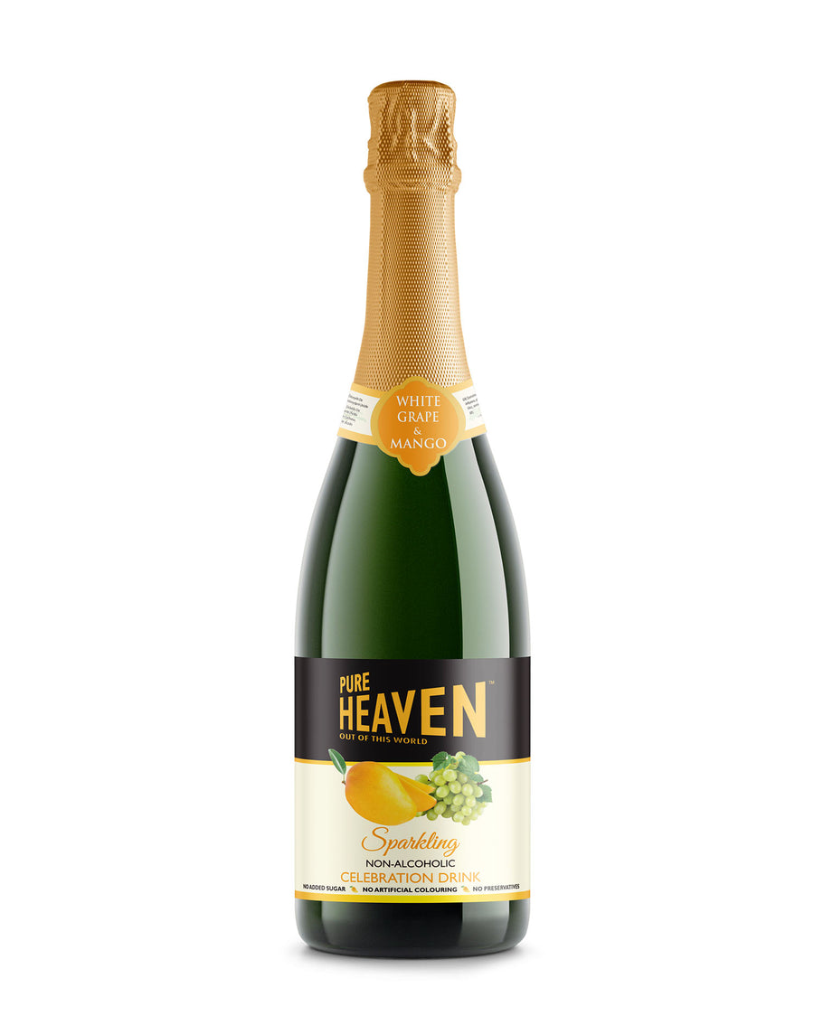 Pure Heaven Non-Alcoholic Celebration Drink White Grape and Mango